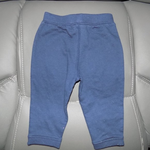 Carter's 3pc Fall Layette Set Navy Blue Size 6 Mon - Picture 7 of 7